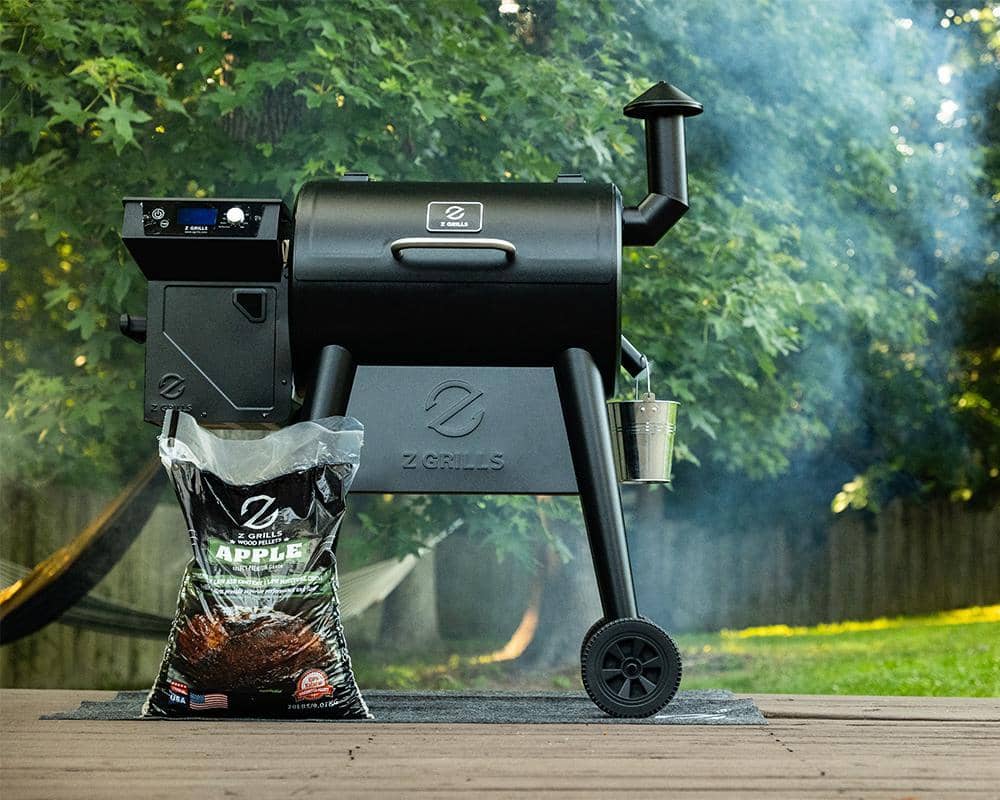 Z GRILLS 202 sq. in. Portable Pellet Grill & Electric Smoker