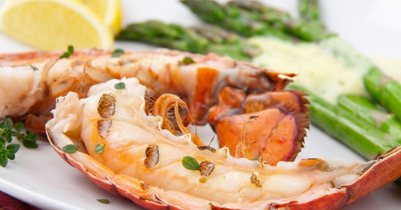 LOBSTER TAILS GRILLED WITH A TWIST