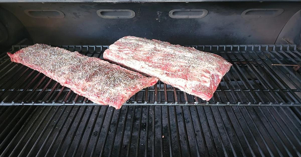 Smoke the beef back ribs for 3 Hours