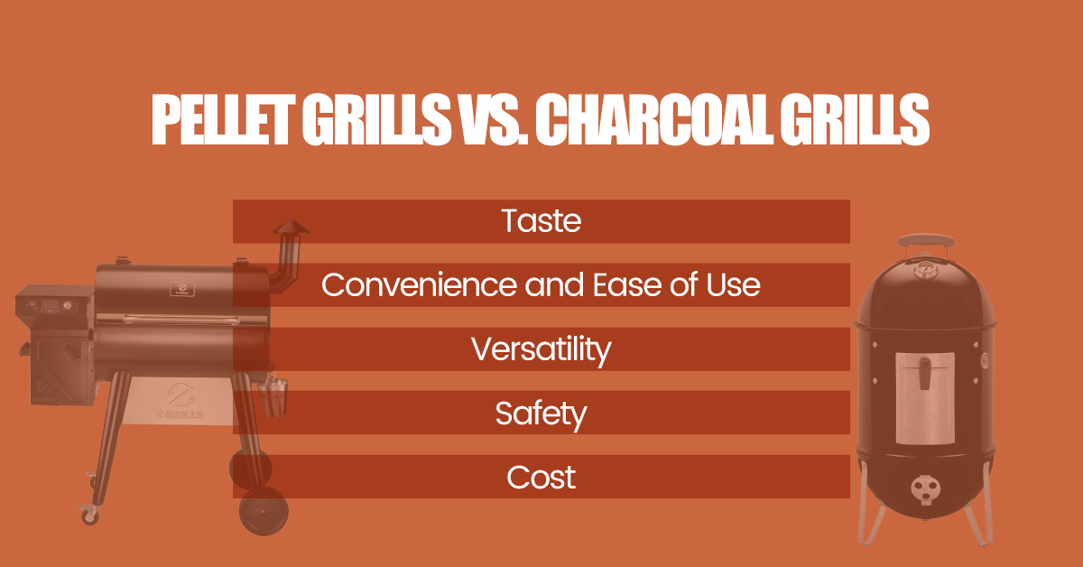 pellet grills vs charcoal grills