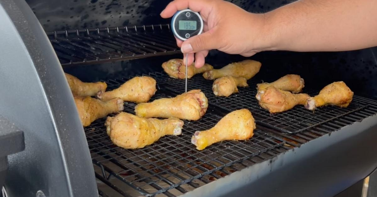 using the meat thermometer