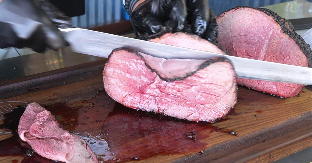 How to Slice a Smoked Sirloin Tip Beef Roast