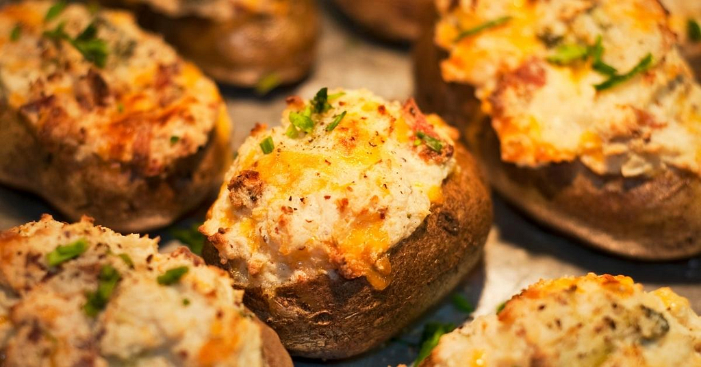 smoked baked potatoes