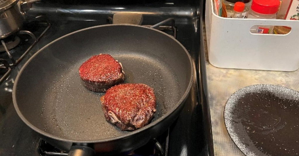 Sear the steaks