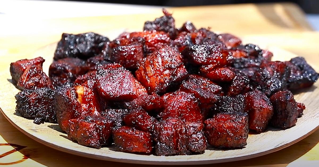 smoked pork belly burnt ends