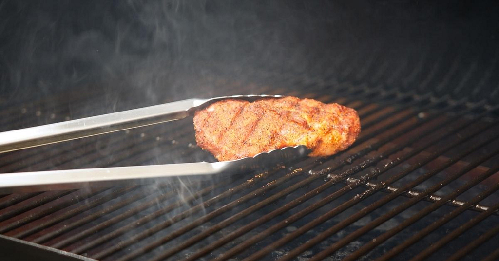 Place the Pork Chops Back into the Grill