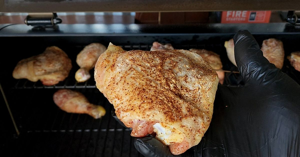 how to get crispy chicken skin on a pellet grill