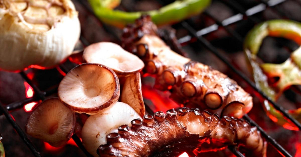 how to grill octopus