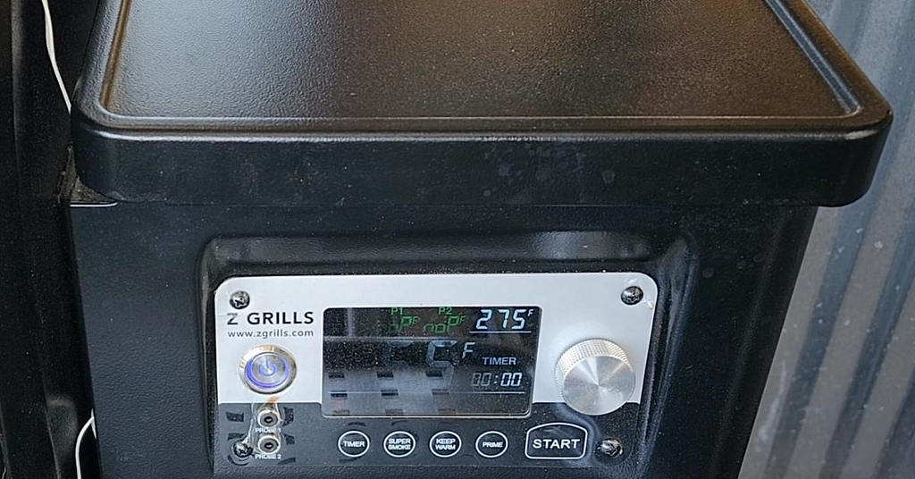 preheat your zgrills to 270F