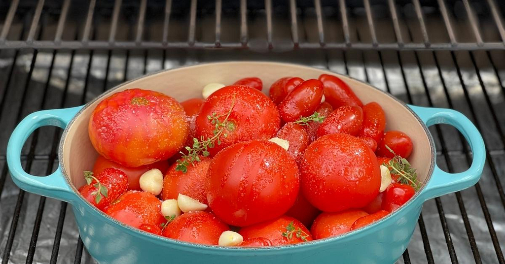 roasted the tomatoes