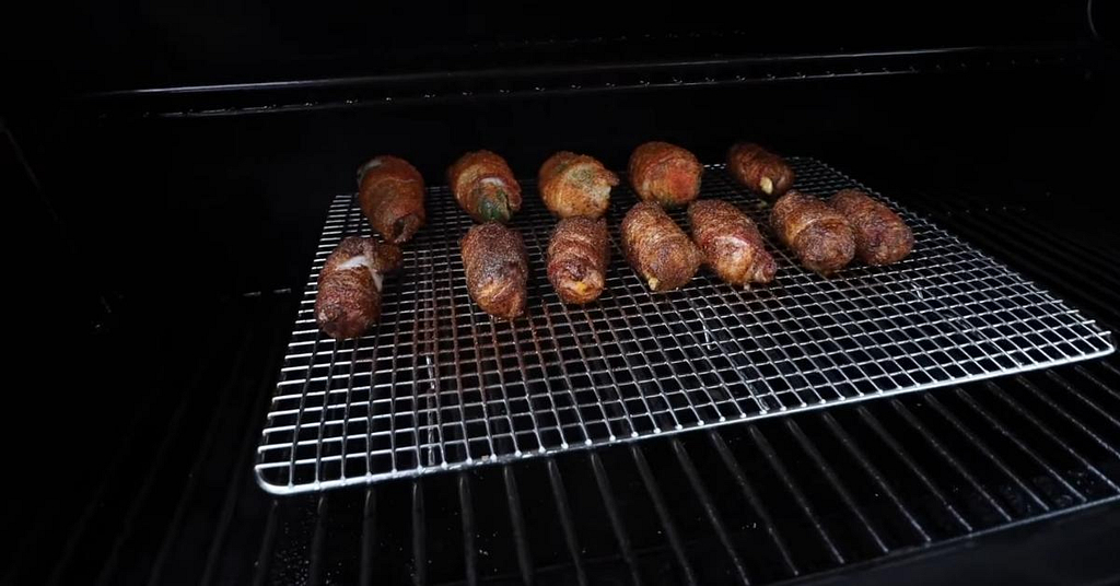 Place Jalapeno Poppers on the Smoker