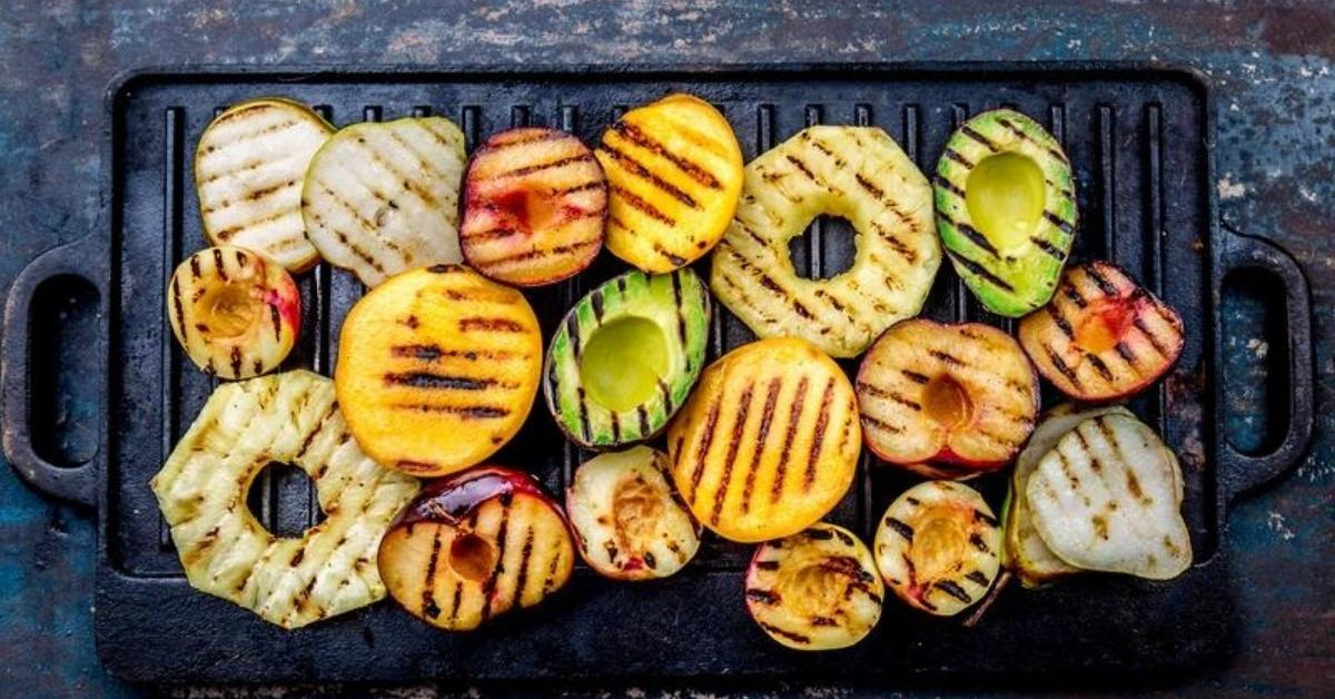 Grill a big batch of fruit and use it later