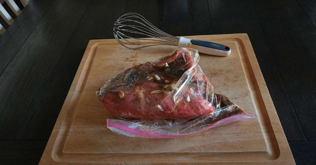 prepare the flank steak for smoking