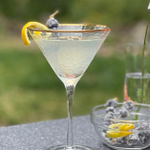 Blueberry Lemon Drop Martinis