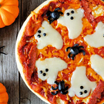 Ghostly Grilled Pizza