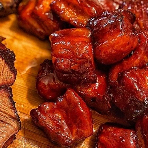 Bourbon Brown Sugar Pork Belly Burnt Ends on the Pellet Grill – Heath Riles  BBQ