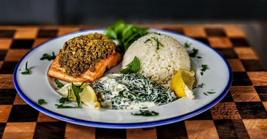 pistachio crusted salmon