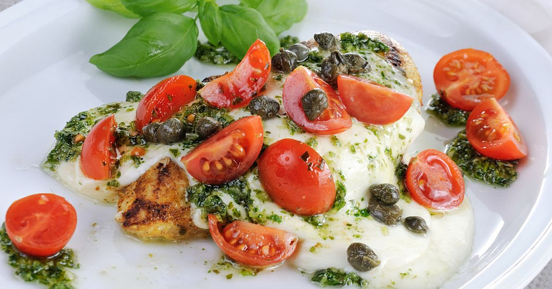 Grilled Chicken Margherita