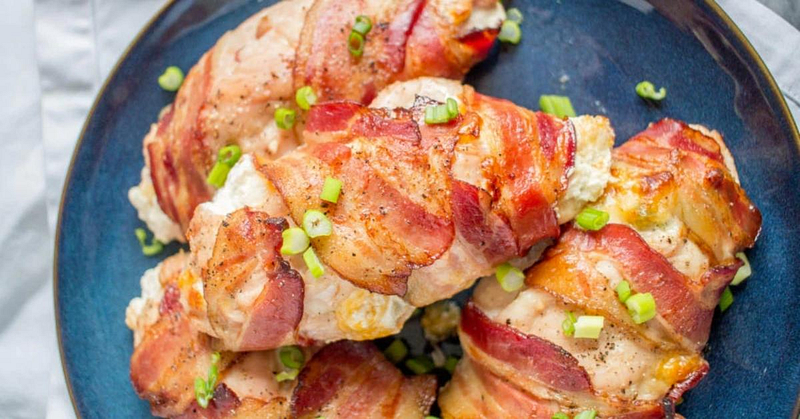 Bacon Wrapped Chicken Bites