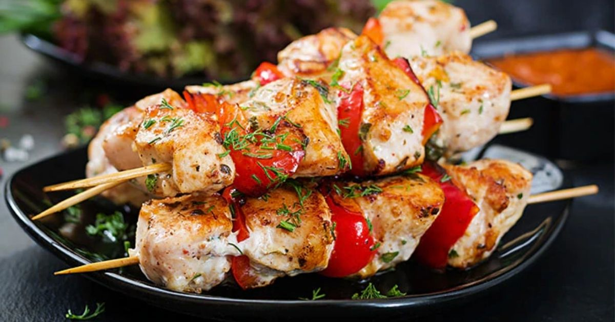 GRILLED CHICKEN KABOBS