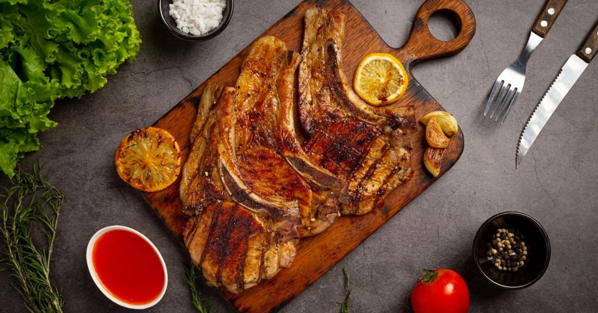 Grilled Herb Pork Chops