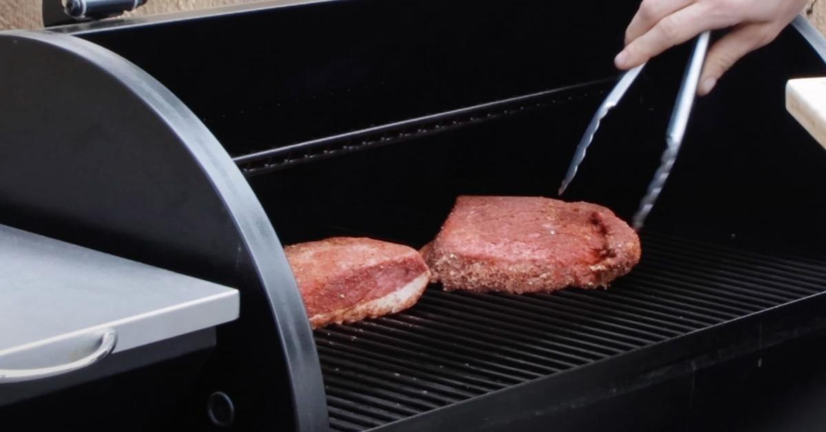 Place the Brisket Fat Side Down on the Grill