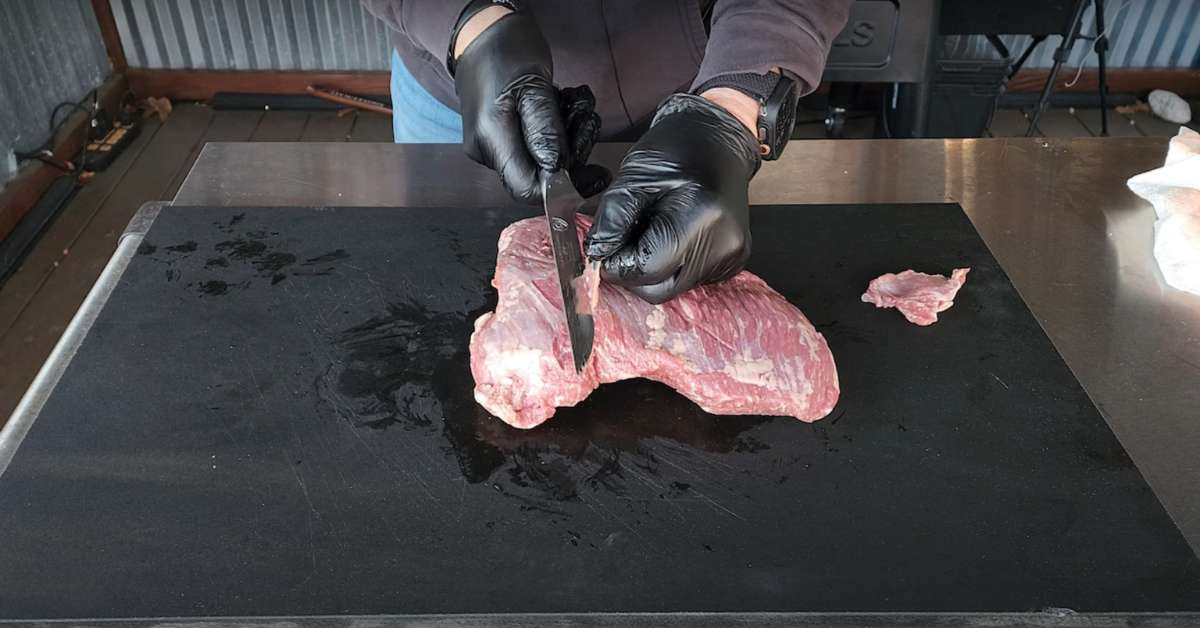 Preparing the Tri Tip for Smoking