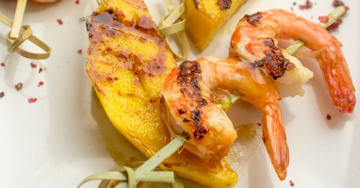 grilled mango and shrimp recipe