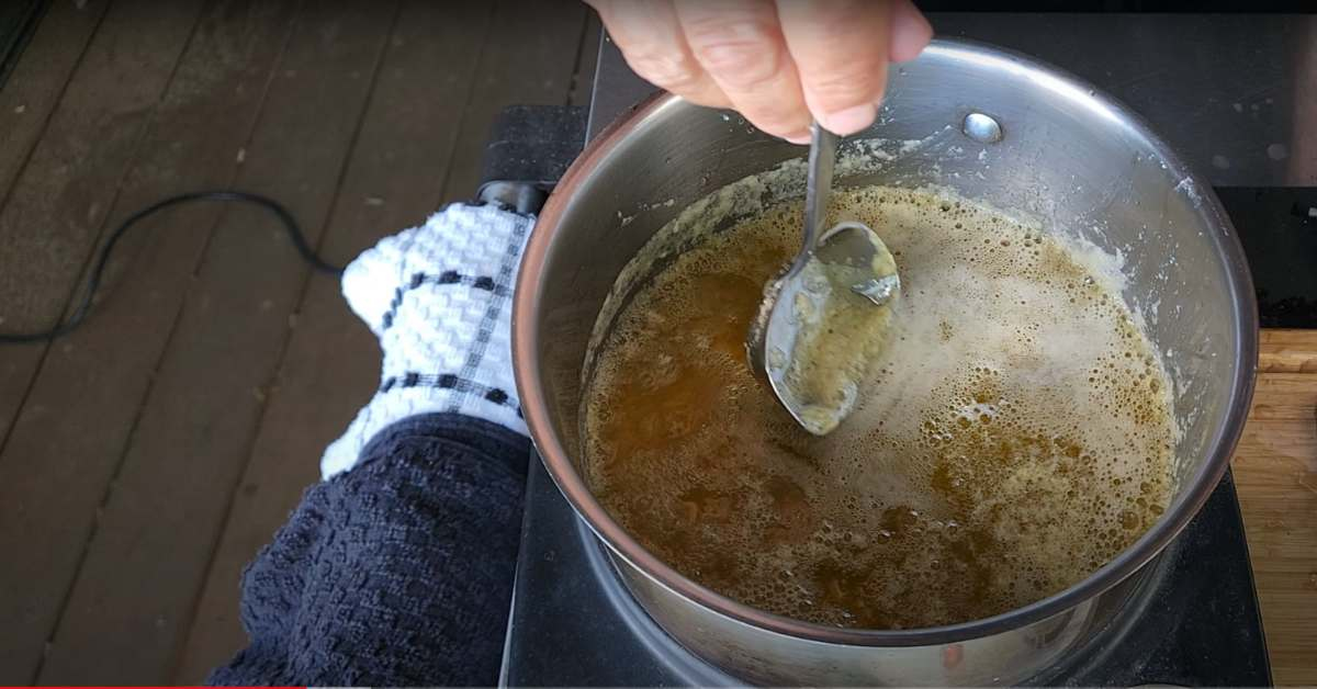 Prepping the Butter Sauce and Clarified Sauce