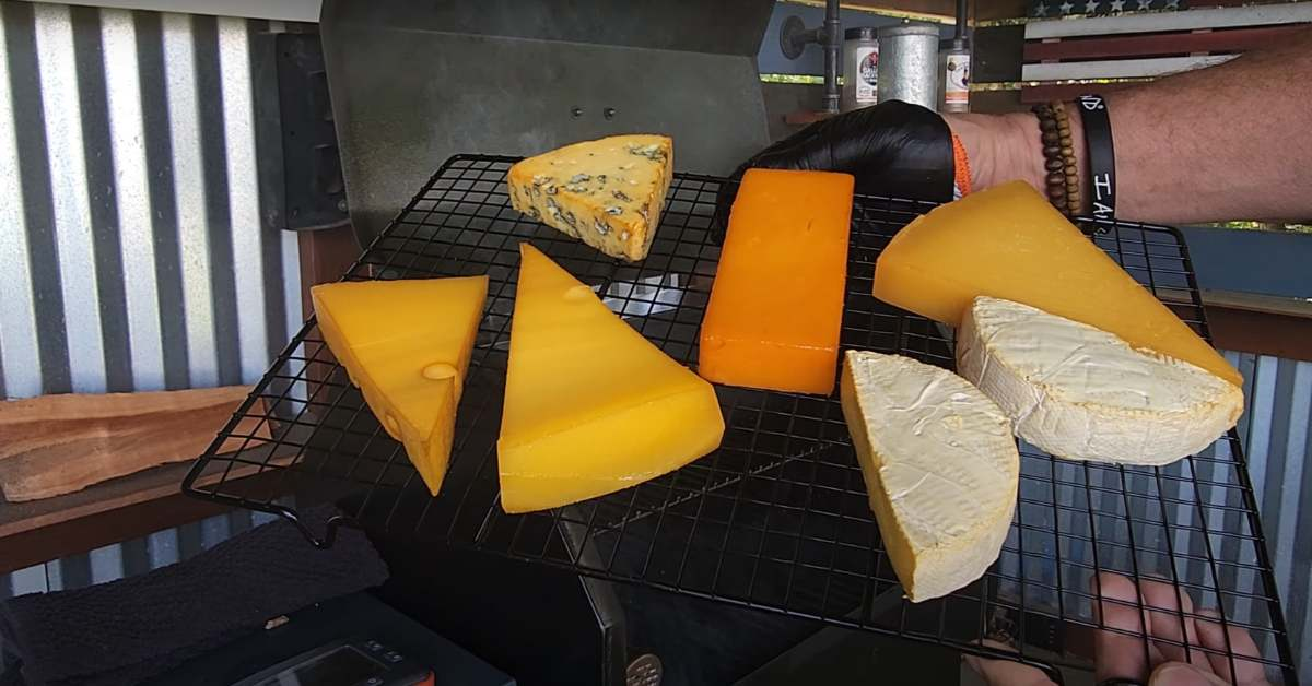 Adding the Cheese on a Wire Rack
